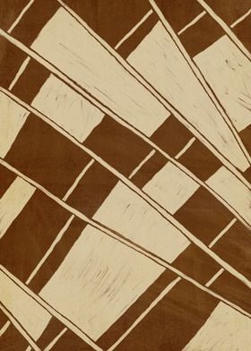 Brown Ethnic Abstract