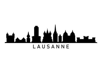 Lausanne skyline