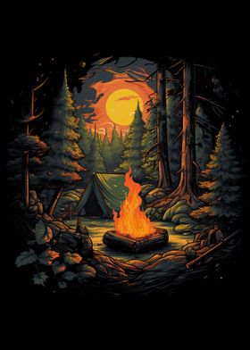 the mountain campfire 