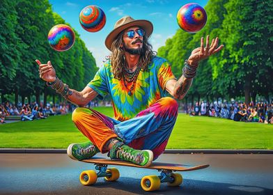 Hippie Juggling Balls