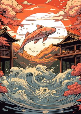 koi japanese landscapes