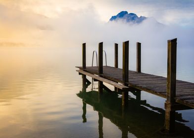 Foggy Mountain Lake