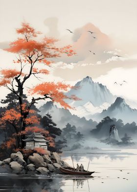 Japanese Landscape Paint