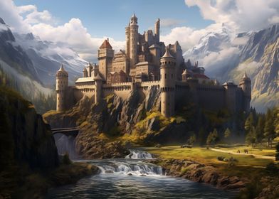 Fantasy City and River