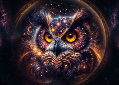 Cosmic owl head