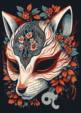 Kitsune Fox Mask