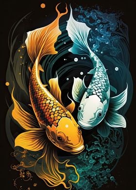 Carpe Koi Fish Japanese