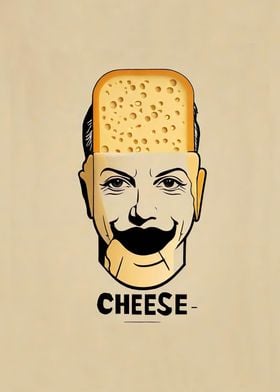 Funny Cheese Man