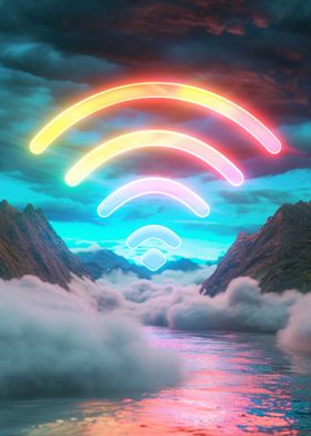 Aesthetic Wifi Neon