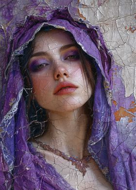 The violet woman