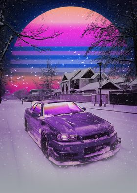 GTR R34 Winter 