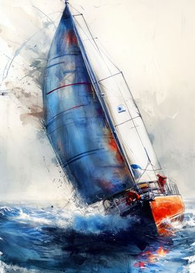 Yacht boat racing 7