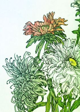 Chrysanthemums Art