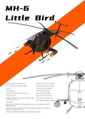 MH6 Little Bird Helicopter