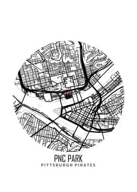 PNC Park stadium Map