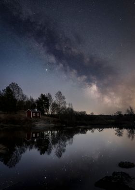 Little Red Galactic Cabin