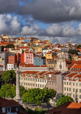 Lisbon From Rossio Square