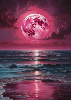 Pink Ocean Sunrise