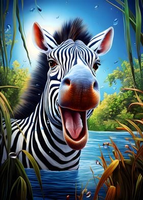 Zebra Happy Safari Day