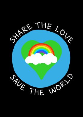 Share love save the world