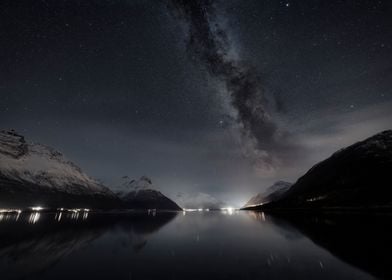 Lyngenfjord Milky Way