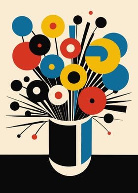 BAUHAUS BOUQUET POSTER