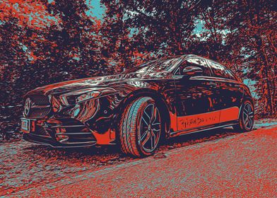 Mercedes Pop Art