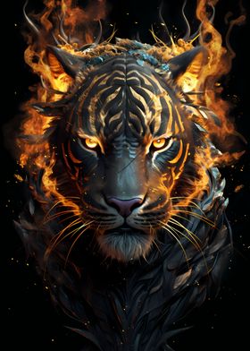 Wild fire Tiger Head gold