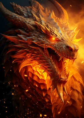 Sparkling Fire Dragon