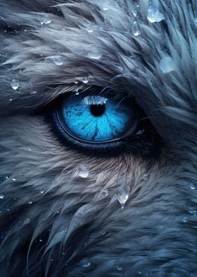 Blue Wolf Eye