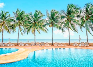 Pool By The Beach