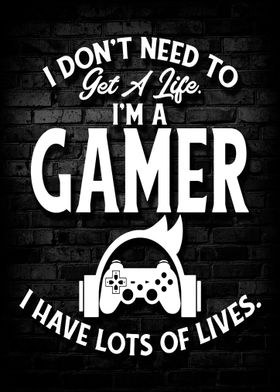 I Am A Gamer Poster