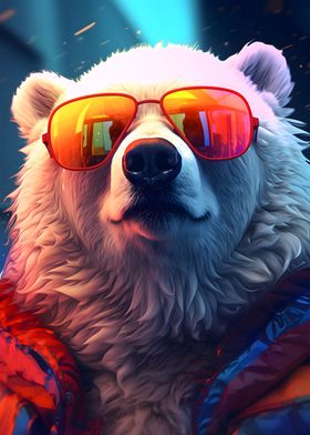 Cinematic Cool Polar Bear