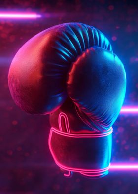 Sport Neon Boxing Glove