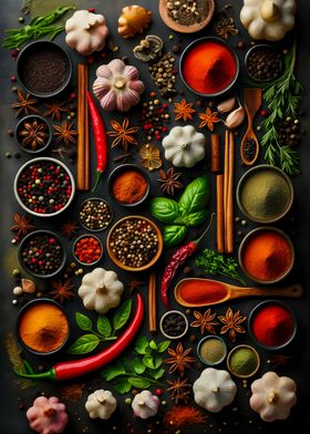 Spices Food and Kitchen