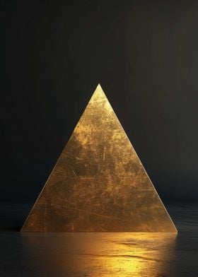 3D Dark Gold