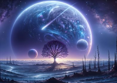 Space Fantasy Landscape