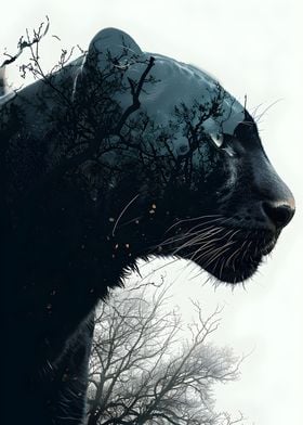 Panther Double Exposure