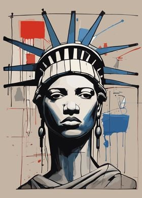 Liberty Basquiat Style
