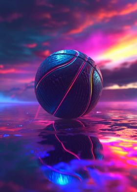 Basketball Sport Neon