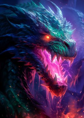 Purple Blaze Dragon