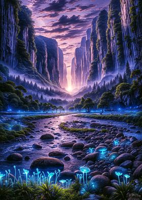 Space Fantasy Landscape