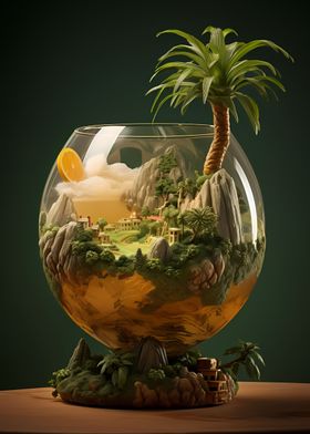 Colorful Nature Cocktail