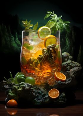 Colorful Nature Cocktail