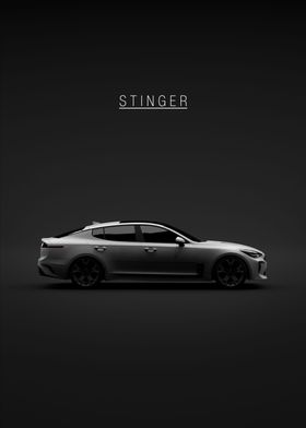 2018 Kia Stinger GT White