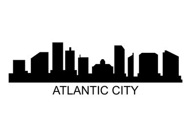 Atlantic city skyline