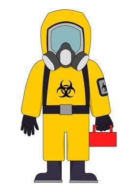 Hazard Suit wth Lunch Box