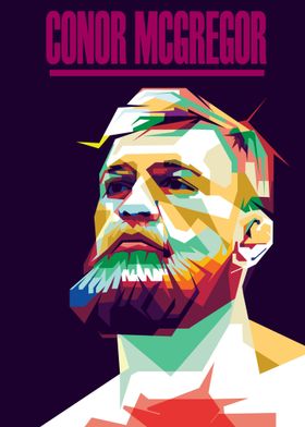 ufc athlete in wpap style