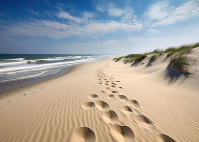 Sand Dunes Sea Beach