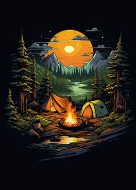 the mountain campfire 